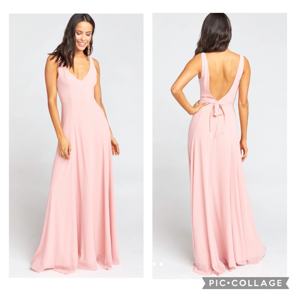 SMYM Jenn Maxi dress in rosebud chiffon